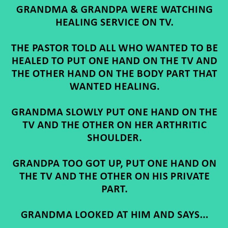 Grandma’s Savage Comeback to Grandpa’s Healing Attempt Will Leave You in Stitches!