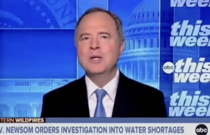 WATCH: Adam Schiff Caught in False Claim About Wildfires on Live TV, Gets Called Out