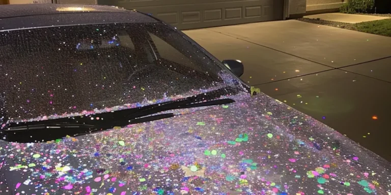 Someone Covered My Husband’s Car in Glitter – I Thought It Was a Neighbor’s Prank, but the Truth Stunned Me