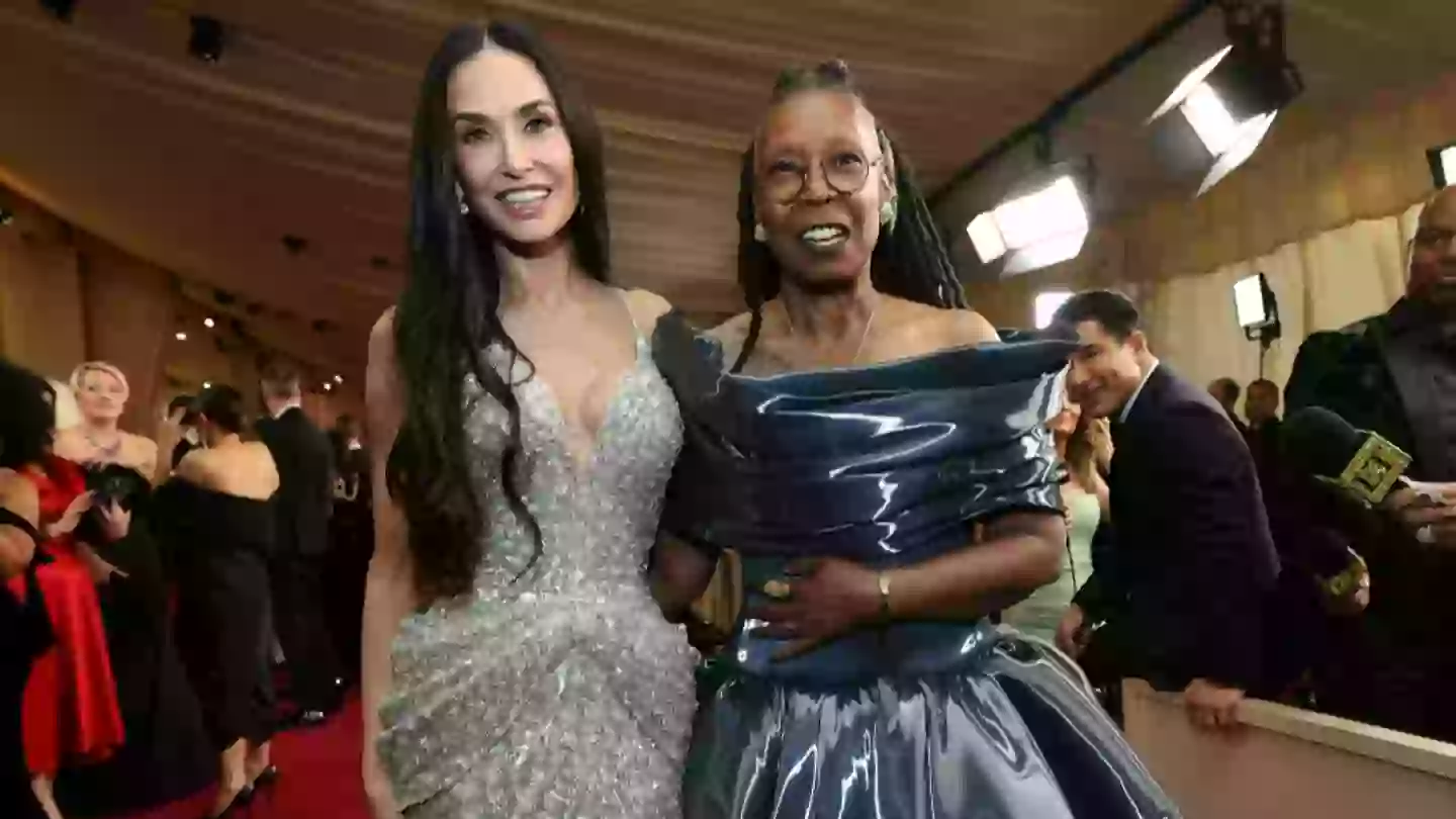 Lip reader ‘reveals Whoopi Goldberg’s three-word response’ after Demi Moore asked for photo at Oscars