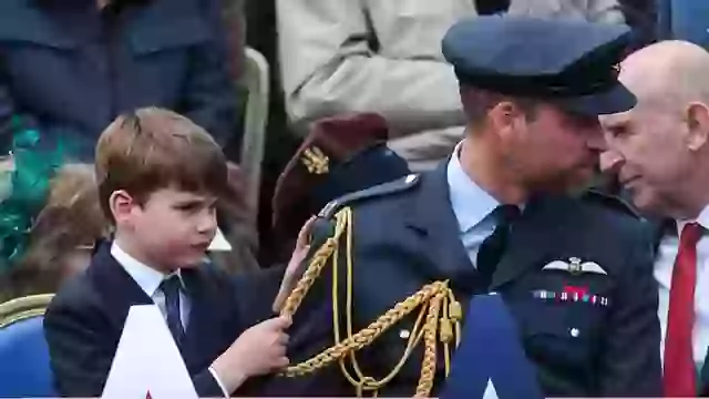 Lip reader reveals brutal comment Prince Louis made to dad Prince William during rare public appearance