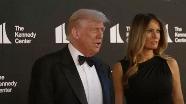 People losing it at Trump’s bizarre response when asked about actors boycotting his Kennedy Center attendance