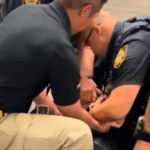 People extremely concerned after senator gets handcuffed and removed while asking question about Trump’s ICE raids