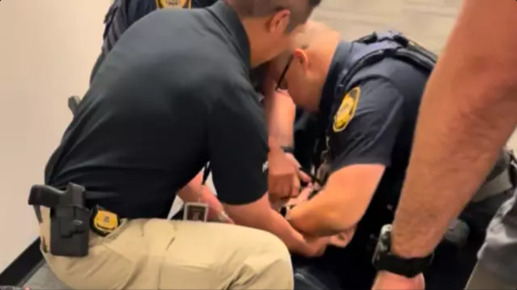 People extremely concerned after senator gets handcuffed and removed while asking question about Trump’s ICE raids