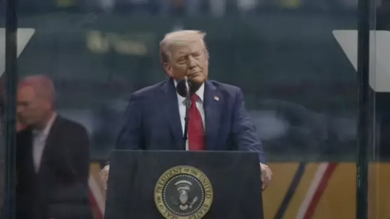 People think they’ve spotted ‘sad and pathetic’ detail in Trump’s military parade speech that’s left them ’embarrassed’