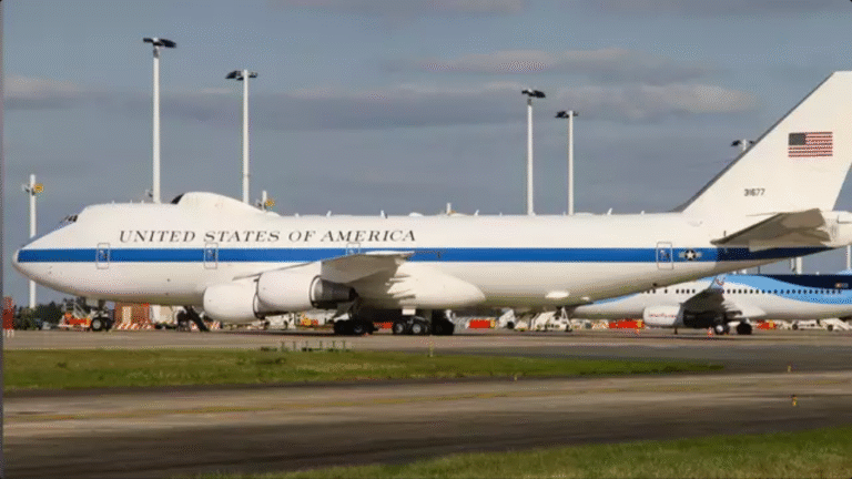 Donald Trump’s ‘doomsday plane’ explained as it makes ‘highly unusual’ flight amid terrifying warning