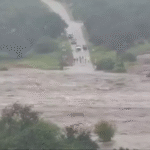 Horrifying timelapse footage shows just how quickly Texas flash flood happened as search continues for missing girls