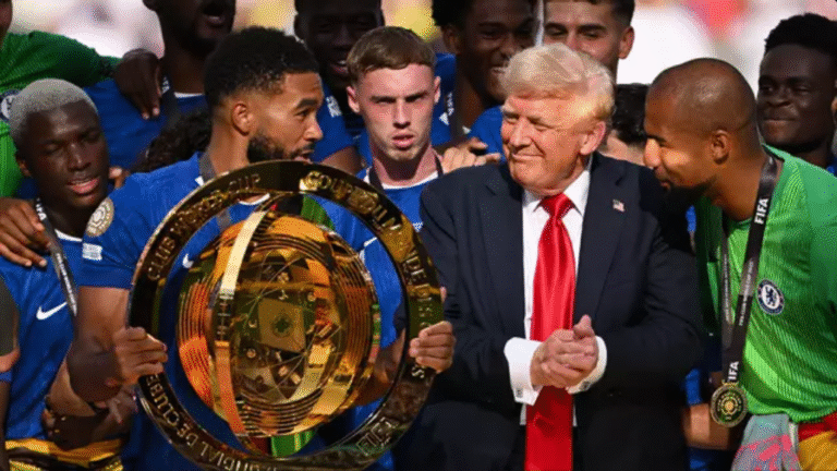 Lip reader ‘reveals’ what was said during Trump’s ’embarrassing’ act at FIFA Club World Cup final