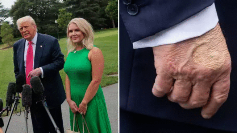 Donald Trump’s ‘mysterious’ bruise explained by officials after people spot it has ‘reappeared’