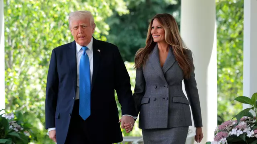 Outrage sparked as Donald Trump and Melania’s ‘deplorable’ redesign of White House rose garden is revealed