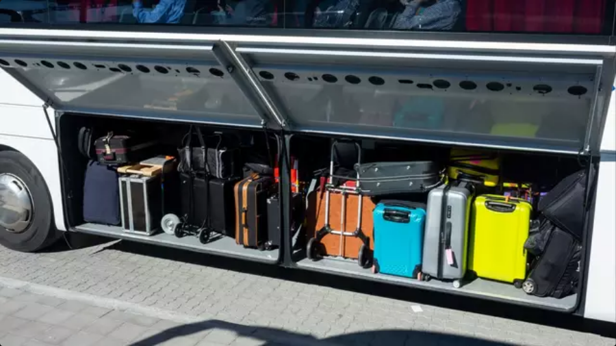 Two-year-old girl found alive in suitcase stored under bus