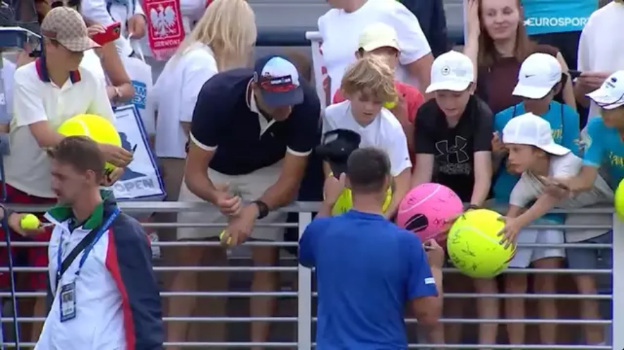 Millionaire CEO who ‘stole’ from child at US Open issues major update after apologising
