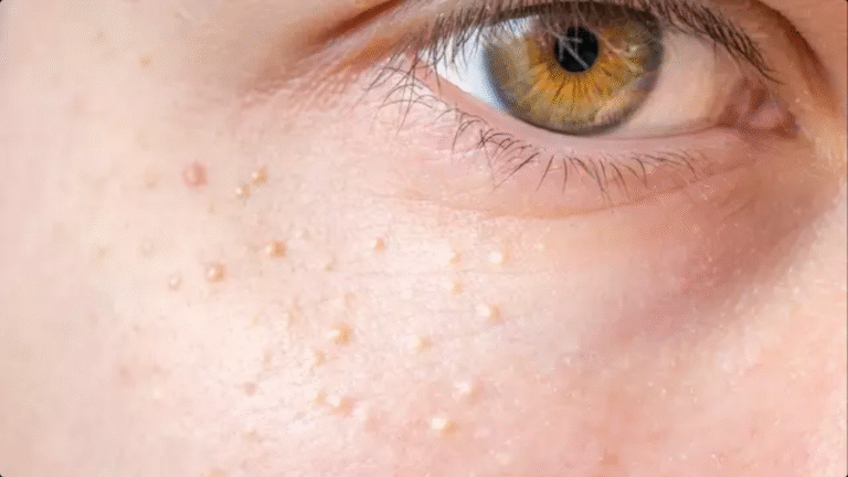 What those strange white bumps on your body actually are as private parts can be most affected