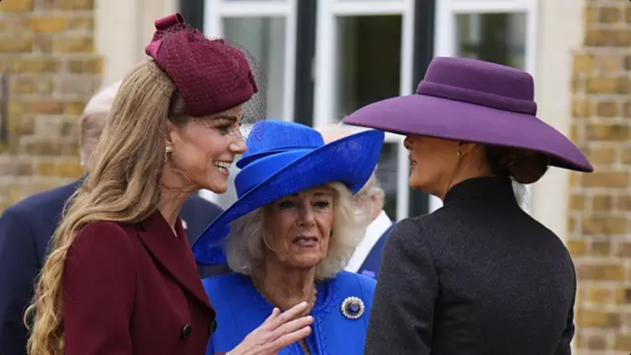 Lip reader reveals Kate Middleton’s surprising comment about Melania Trump’s outfit during UK visit