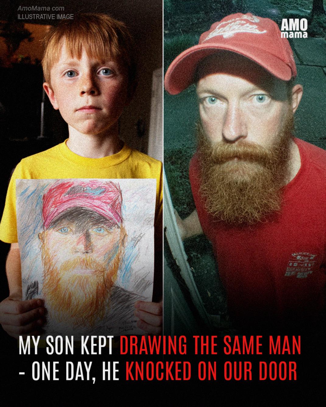 My Son Kept Drawing the Same Man – One Day, He Knocked on Our Door
