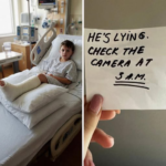 I Went to the Hospital to Care for My Son After He Broke His Leg – Then the Nurse Slipped Me a Note, ‘He’s Lying. Check the Camera at 3 a.m.’