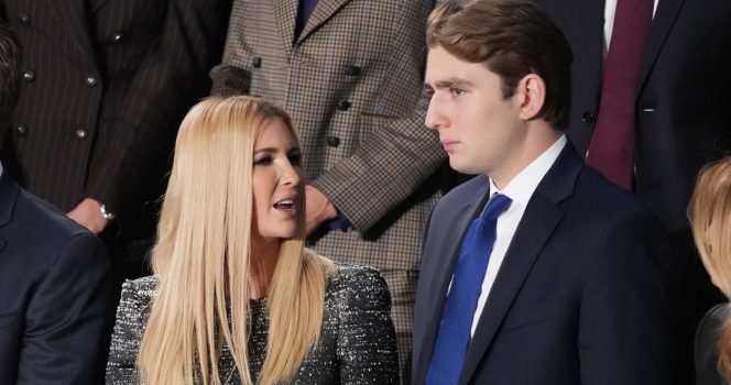 Lip reader reveals four-word remark Barron made to Ivanka during Donald Trump’s State of the Union speech