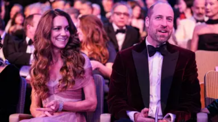 Prince William’s three-word warning to Kate Middleton at BAFTAs revealed by lip reader