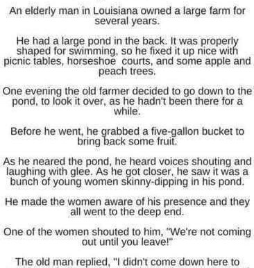 A Farmer’s Quick Thinking