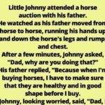 Little Johnny at the Horse Auction
