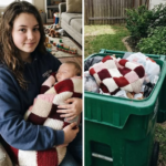I Knitted a Blanket from My Late Mom’s Sweaters for My Baby Brother – My Stepmother Threw It in the Dumpster, but Then My Grandma Made Her Regret It