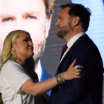 Lip reader reveals what Erika Kirk said to JD Vance during viral embrace that fuelled debate about their relationship