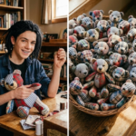 My Teen Son Sewed 20 Teddy Bears from His Late Dad’s Shirts for a Local Shelter – When 4 Armed Deputies Showed Up at Dawn, I Was Stunned by What They Pulled out of Their Cruiser