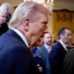 White House provides explanation after unusual rash on Donald Trump’s neck sees fresh health questions raised