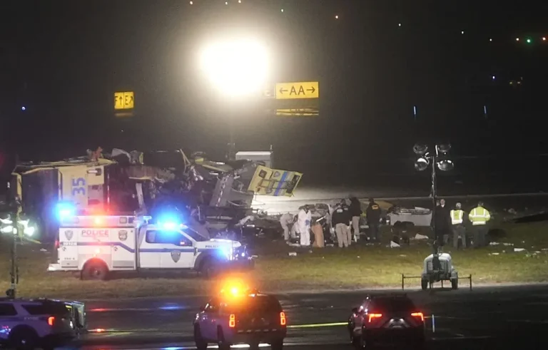 Key detail spotted in chilling audio of Air Canada plane crashing into fire truck at LaGuardia airport