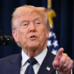 Trump issues firm warning as he throws shade at Barack Obama during rally speech