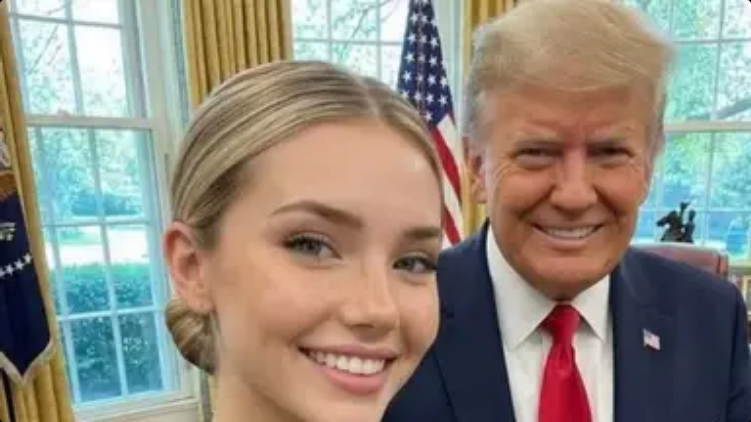 Truth behind ‘beautiful Army blond’ pictured with Trump that gained a million followers before disappearing