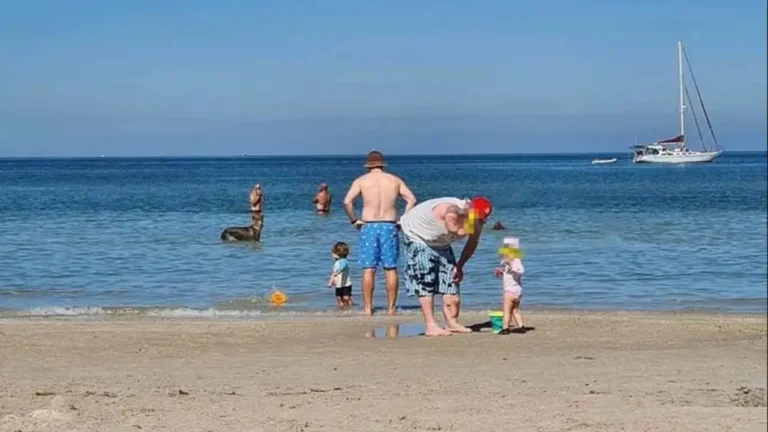 Photo Of Family At Beach Leaves People Creeped Out After Spotting Chilling Detail