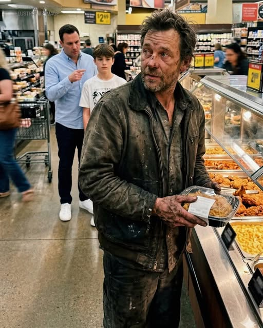 A Man Pointed at My Grease-Stained Hands and Told His Son I Was a Failure – Just Moments Later, His Son’s View of Me Changed Completely