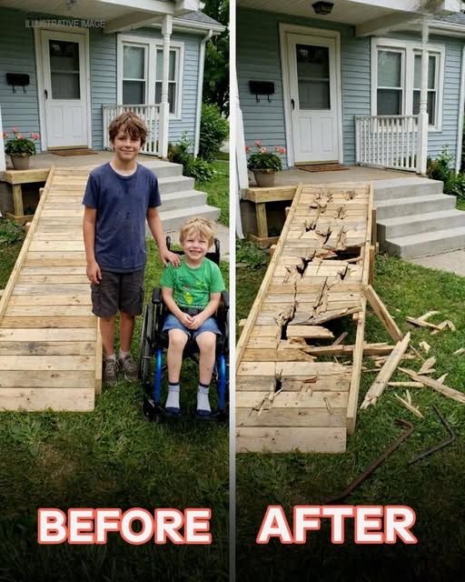 My Son Built a Ramp for the Boy Next Door – Then an Entitled Neighbor Destroyed It, but Karma Came Faster than She Expected