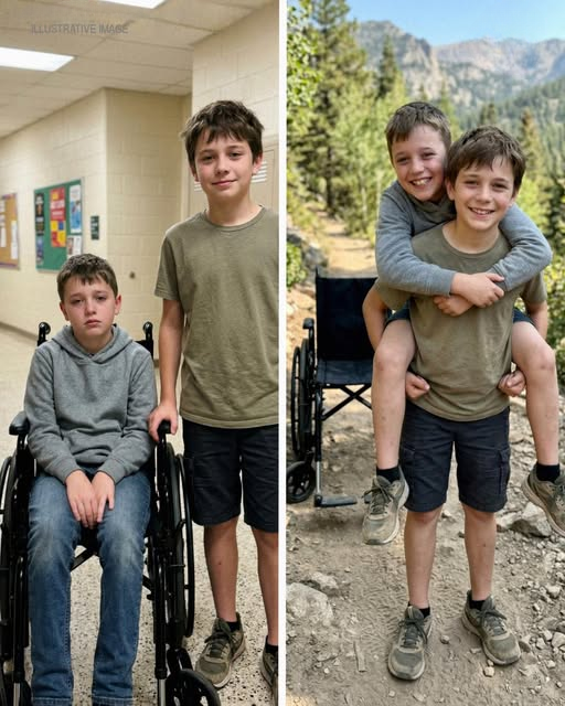 My 12-Year-Old Son Carried His Wheelchair-Bound Friend on His Back During a Camping Trip So He Wouldn’t Feel Left Out – The Next Day, the Principal Called Me and Said, ‘You Need to Rush to School Now’