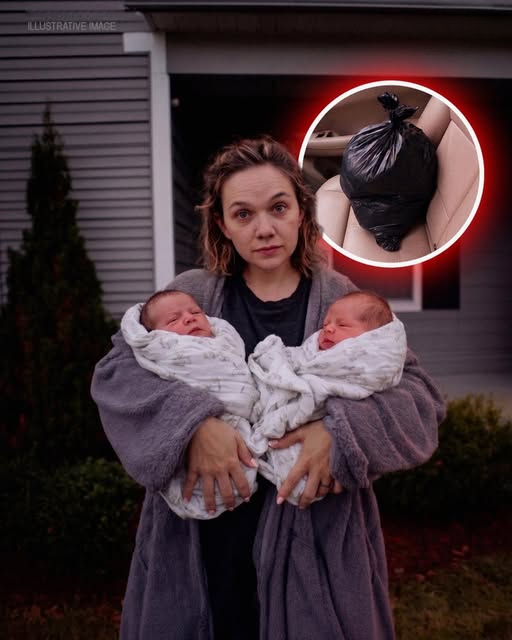 My Husband Kicked Me Out with Our Twins, Saying He Was Done with Family Life – Then His Mom Threw Me a Trash Bag, and I Froze When I Opened It