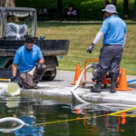 What hydrogen peroxide really did to Lincoln Memorial Reflecting Pool revealed in new aerial footage