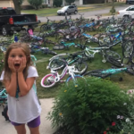 My 8-Year-Old Gave Our Elderly Neighbor Her Bike – The Next Morning, I Could Hardly See Our Front Lawn