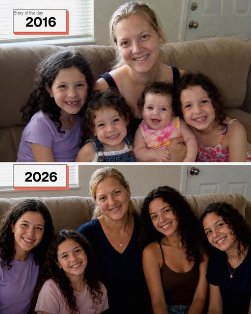 I Adopted My Best Friend’s Four Daughters as Her Final Wish – 10 Years Later, Flowers Arrived with a Note from Her That Made My Knees Tremble