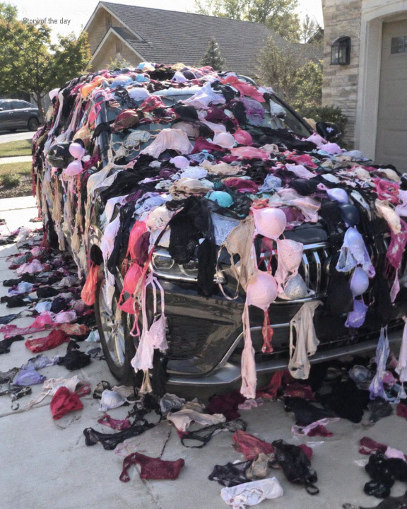 My Husband’s Car Was Covered in Women’s Lingerie – That Morning, I Received an Anonymous Video