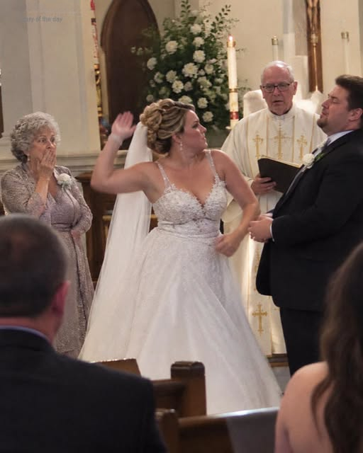 82-Year-Old Grandma Interrupted Granddaughter’s Wedding Vows with a Question – Groom Let Go of Bride’s Hand Without Answering
